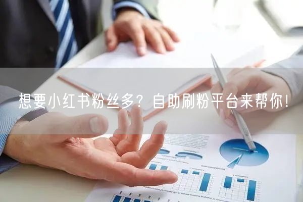 想要小红书粉丝多？自助刷粉平台来帮你！